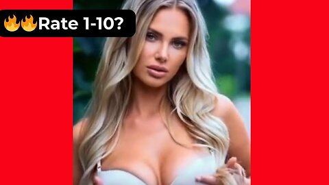 🔥 Rate Her Body in This Beige Bodysuit 1-10? 😍 Supermodel 4K