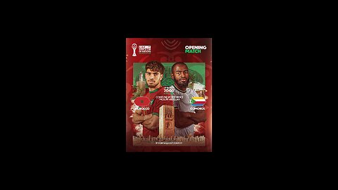 MOROCCO VS COMOROS : 2025 CAF AFRICA CUP OF NATIONS GROUP STAGE - GROUP A MATCH LIVE WATCH-ALONG