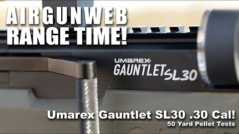 Umarex Gauntlet SL30 .30 Cal Hunting PCP - 50 Yard Pellet Accuracy Tests