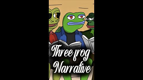 The three frog narrative in Crypto is the next big thing just like the dog coins Dogecoin Shiba Inu