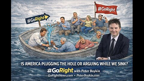 Is America Plugging the Hole or Arguing While We Sink? | Go Right with Peter Boykin