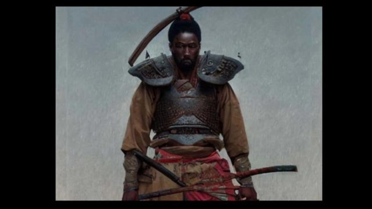 Nigga brings a sword to a gunfight wins