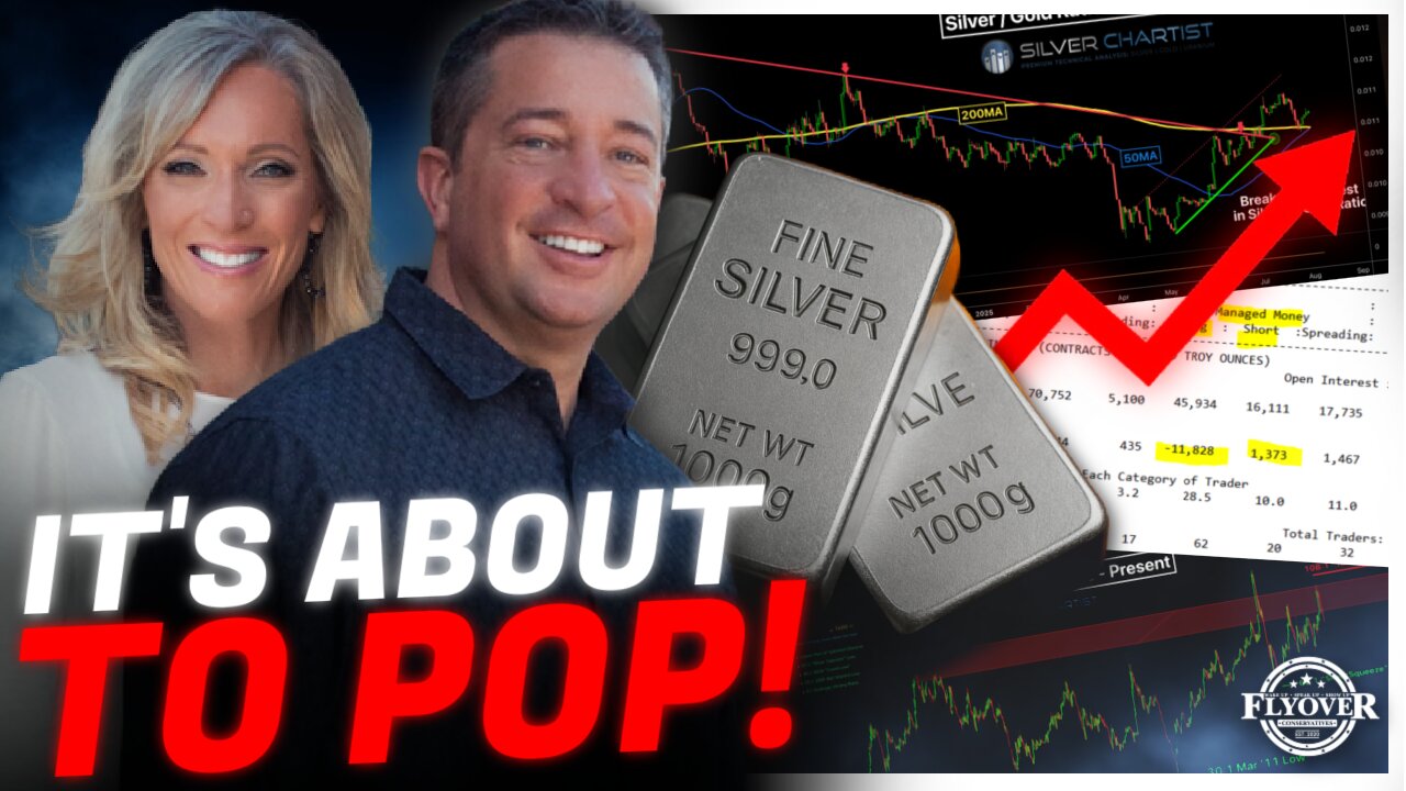 THE GREAT SILVER SETUP FOR SUCCESS. My prediction: It’s about to pop, and BIG! | FLYOVER CONSERVATIVES 8.12.25 10PM