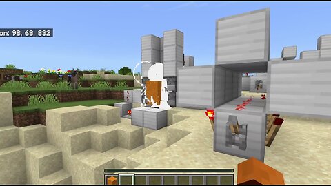 Automatic Block Placer in Minecraft