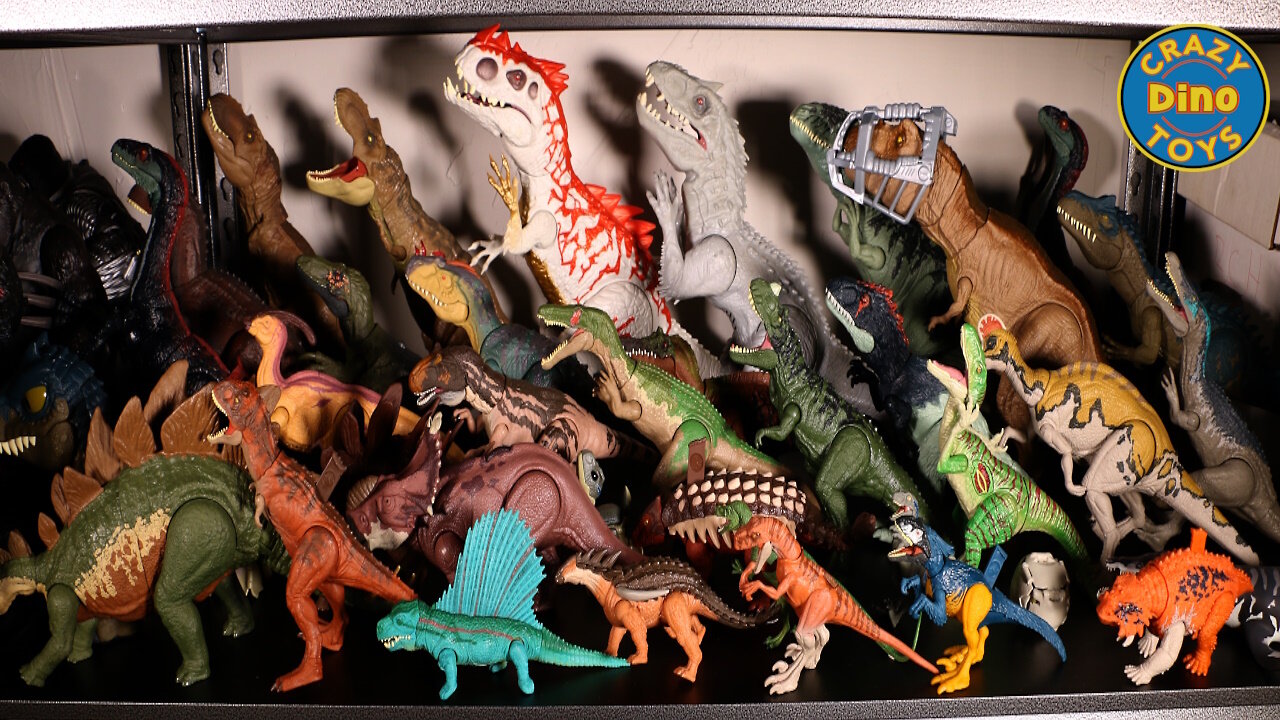 Huge Collection 52 Jurassic World Dinosaur Toys Unboxed 2025 Chaos Theory Toys Jurassic Park Toys