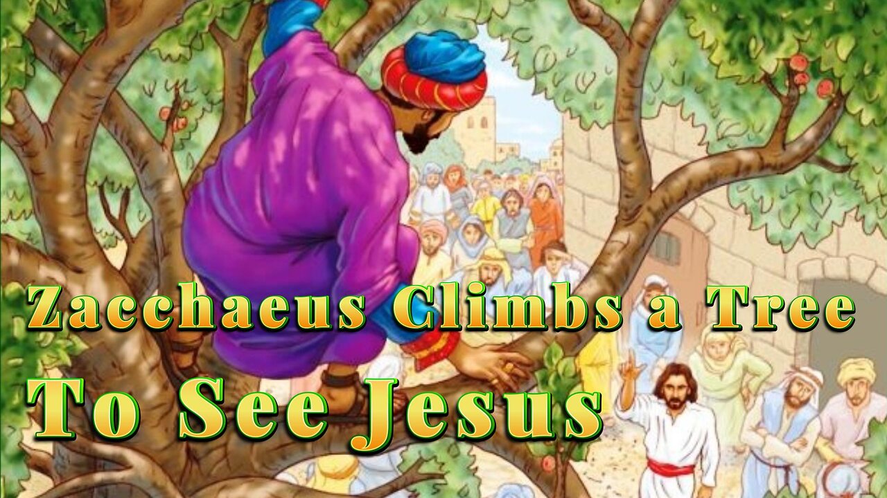 Zacchaeus Climbs a Tree to See Jesus