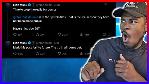 Exploding News! Elon Musk just tweeted that President Trump is in The Epstein Files! WHAT!