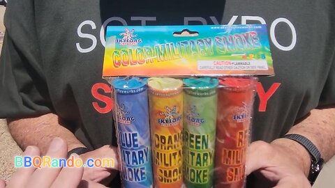 Color Military Smoke - Skysong Fireworks