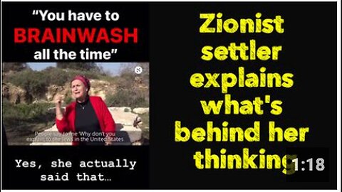 "Understanding the Thought Process of a Zionist Settler"