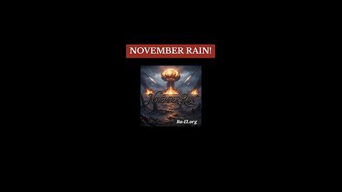 November Rain is on my mind. What about you?