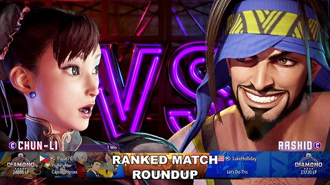 Kuya Kalbo SF6 Ranked Match Roundup. Chun Li 4 star Diamond Rank [Hori Fight Stick]