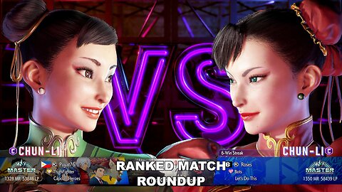 Kuya Kalbo SF6 Ranked Match Roundup. Chun Li Master Rank [Hori Fight Stick]