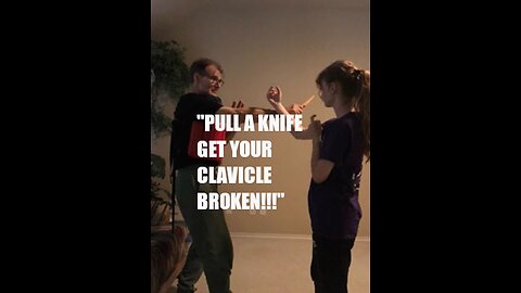PULL A KNIFE GET YOUR CLAVICLE BROKEN BY JKD SIFU MIKE GOLDBERG
