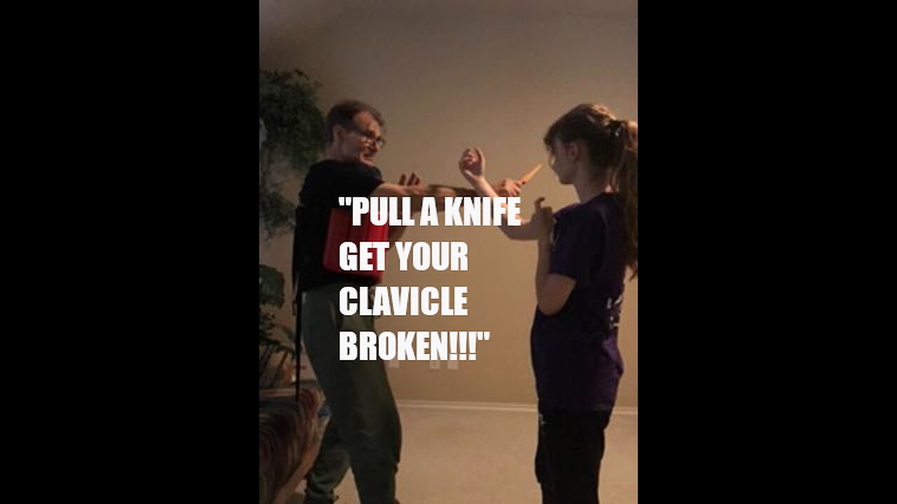 PULL A KNIFE GET YOUR CLAVICLE BROKEN BY JKD SIFU MIKE GOLDBERG