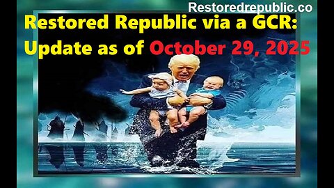 Restored Republic via a GCR: Update