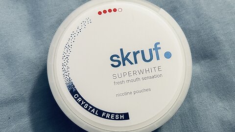 Skruf SuperWhite Crystal (Nicotine Pouches) Review