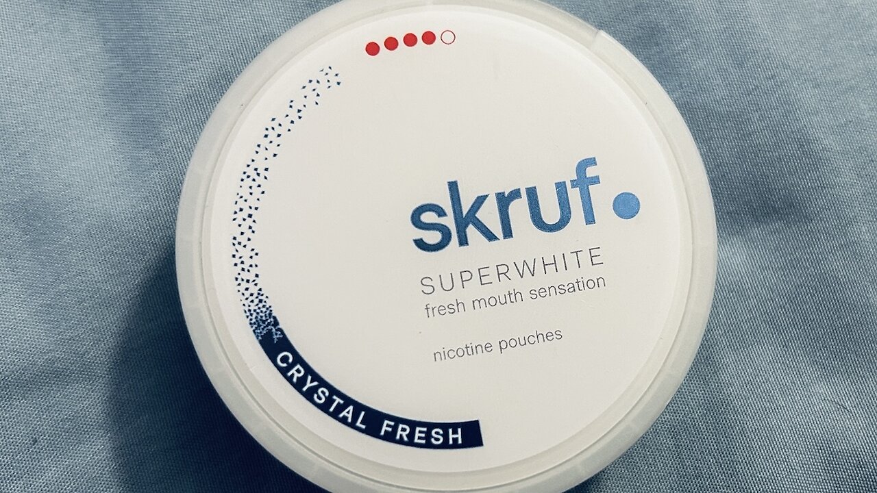 Skruf SuperWhite Crystal (Nicotine Pouches) Review
