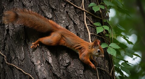 Unbelievable Squirrel Agility:Watch Them Defty Gravity