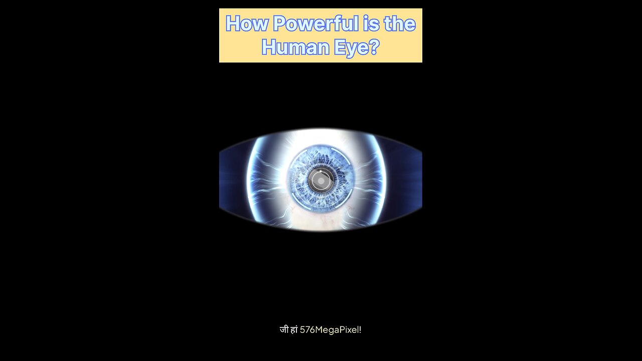 How Powerful is the Human Eye? #ScienceFacts #HumanEye #MegapixelVision