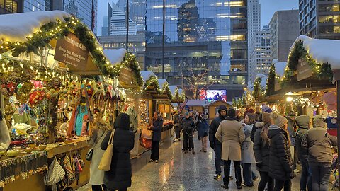 A German Christmas Tradition in Chicago: Exploring the Christkindlmarket on Daley Plaza
