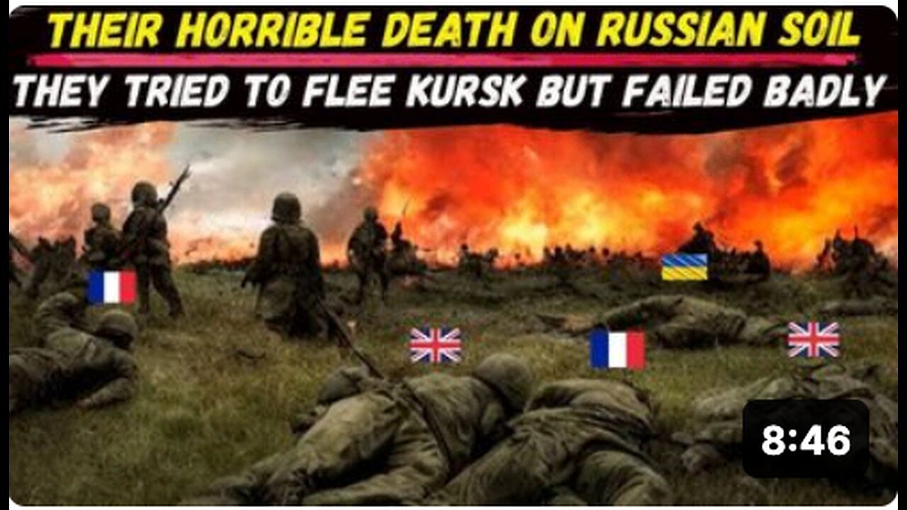 "Shocking Reveal: UK & French Mercenaries' Unsuccessful Escape Attempt in Kursk"