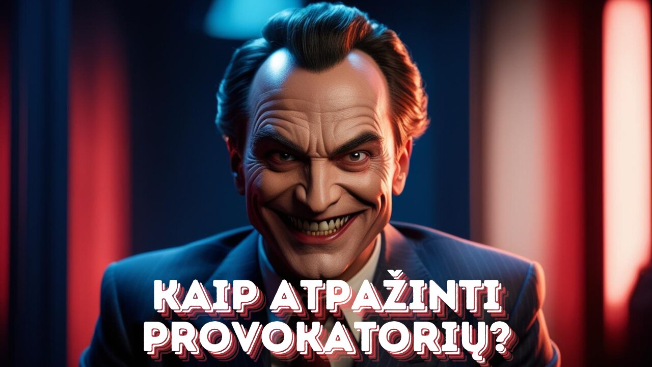 Kaip atpažinti provokatorių?