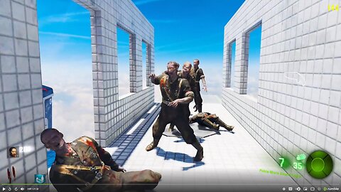 Playing Call of Duty Black Ops 3 zombies - TRANQUILITY[HARD] map - (No Commentary).