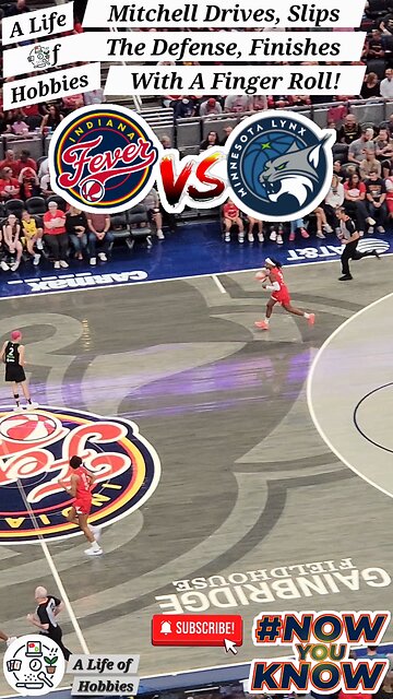 Mitchell Drives And Slips The Defense, Gets The Finger Roll To Go!