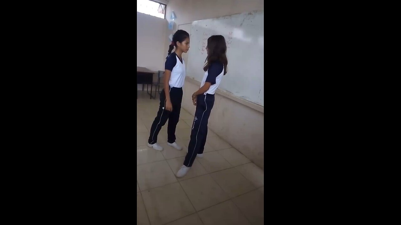 Tiya fight with her class monitor because she complain her.