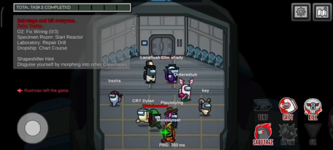 Among us very easy match