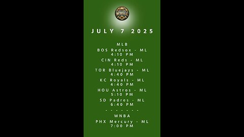 Free MLB Picks July 7, 2025