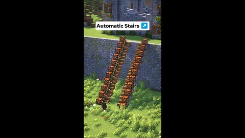 automatic stairs in Minecraft