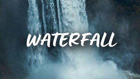 Relaxing Waterfall in 4K | Nature Sounds for Sleep, Meditation & Stress Relief