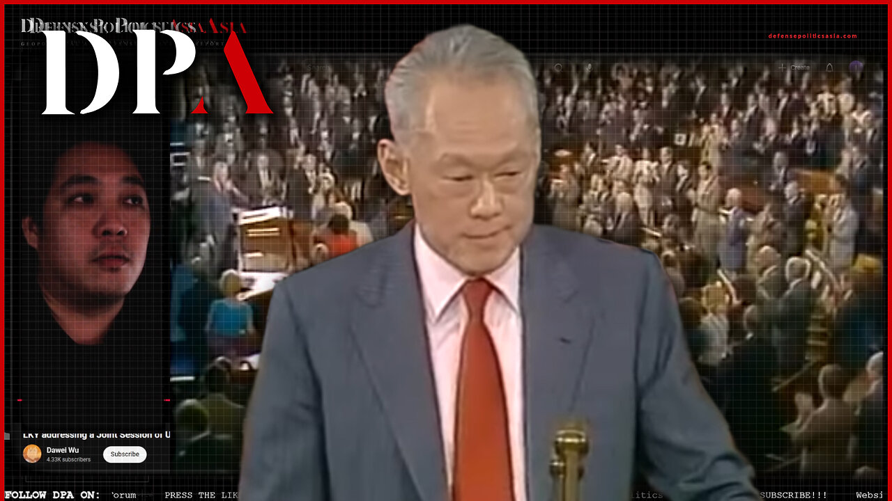 Lee Kuan Yew address US Congress in the middle of the TRADE WAR (former Prime Minister of Singapore)