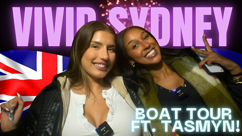 They Watched Australia’s Most Insane Light Festival FROM A YACHT 🤯🌊| Vivid Sydney Like Never Before!