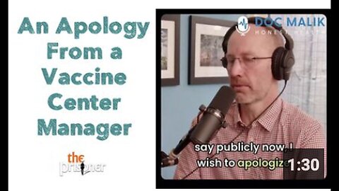 "Vaccine Center Manager's Apology"