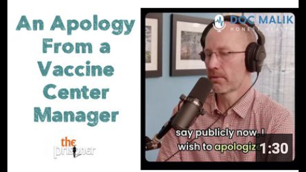 "Vaccine Center Manager's Apology"