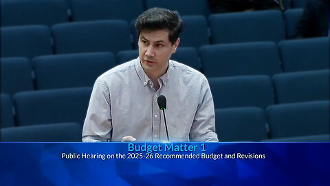 Def Noodles Calls Out Corruption at LA County Board of Supervisors Budget Meeting on 5/7/25