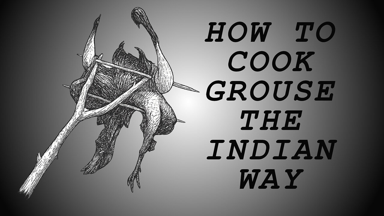 How to Cook Grouse Over a Campfire | Indigenous Trail Method (Uncensored Remake)