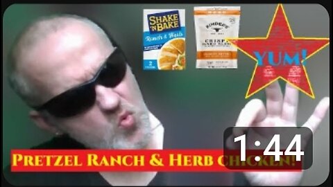Crispy Pretzel Panko Ranch & Herb Chicken DELICIOUS Recipe