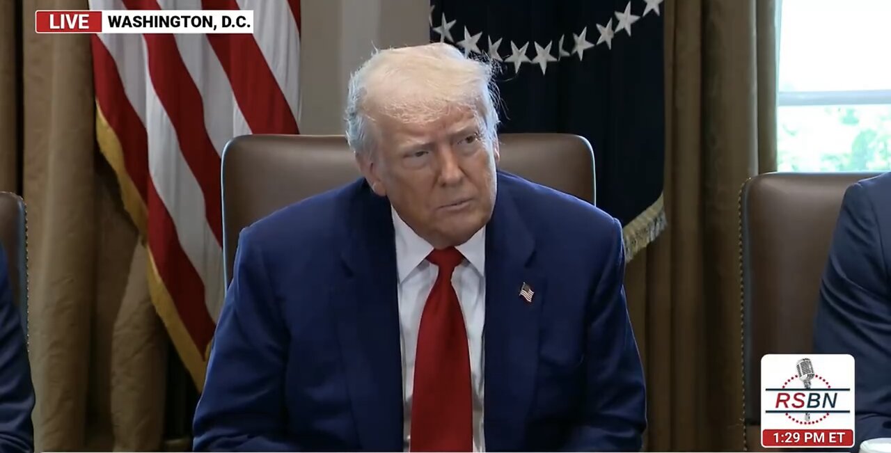 TRUMP❤️🇺🇸🥇🪽🕺🎊HOLDS CABINET PRESS MEETING🤍🇺🇸🏅🪽AT THE WHITE HOUSE💙🇺🇸🏅🪽🏛️⭐️