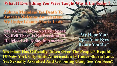 Islam Has Officially Taken Over The People's Republic Of New York City-State Is Under Sharia Laws