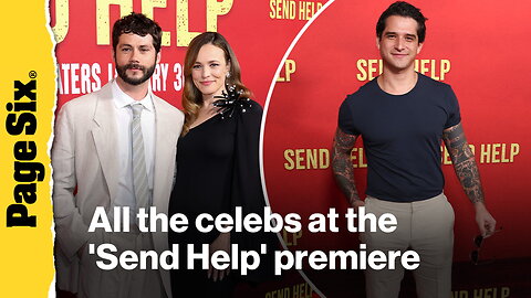 Rachel McAdams, Dylan O'Brien, Tyler Posey and more attend the 'Send Help' premiere
