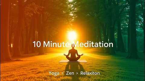 10 Minutes of Relaxing Music for Meditation & Yoga | Zen Meditation