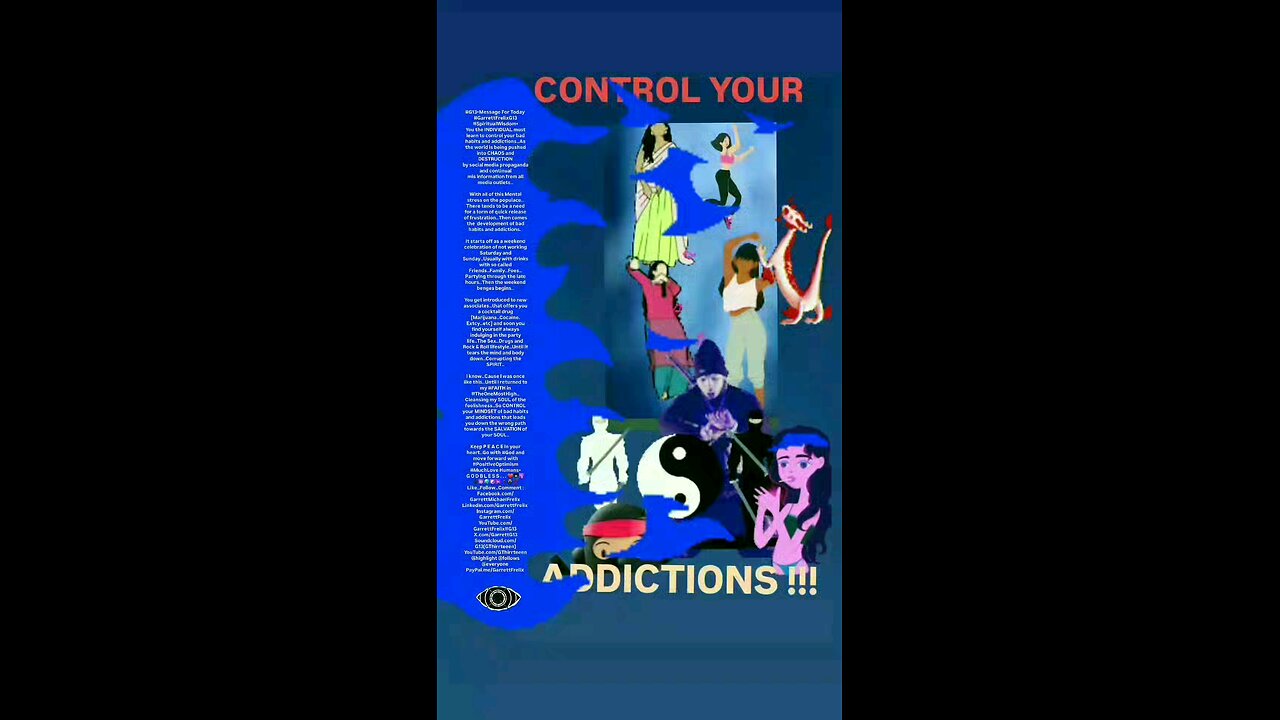 ▪︎CONTROL YOUR ADDICTIONS▪︎