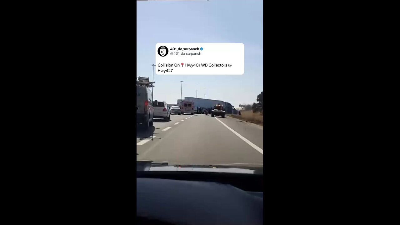 Hwy 401 Accident Toronto