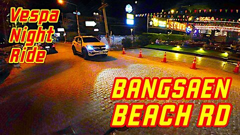 Ray Roams Takes A Vespa Cruise Along Bangsaen Beach Rd | Thailand 🇹🇭