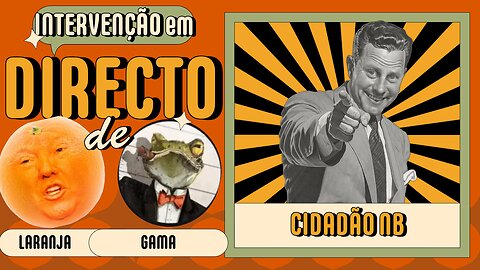 A minha intervenção em directo de Laranja e Gama