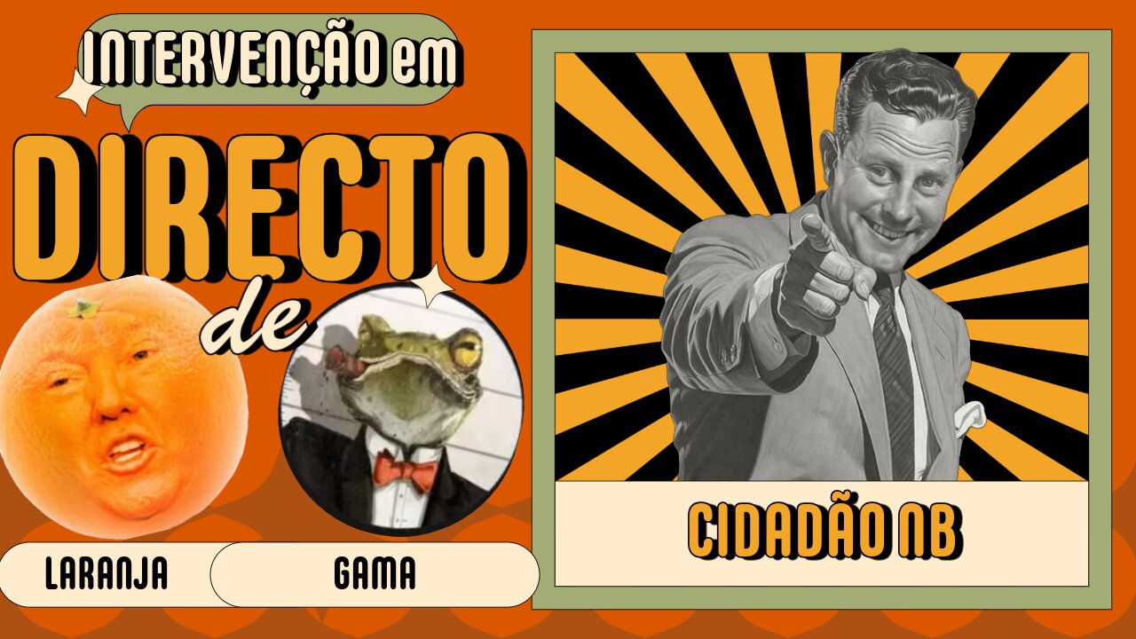 A minha intervenção em directo de Laranja e Gama