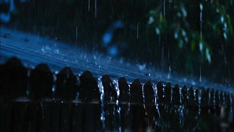Deep Sleep Rain Sounds: Gentle Thunderstorm ASMR for Insomnia Relief & Relaxation (3 Hours)